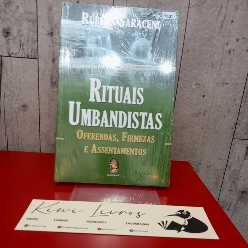 Livro Rituais Umbandistas Oferendas, Firmezas e Assentamentos, Rubens Saraceni Ed. Madras Livro