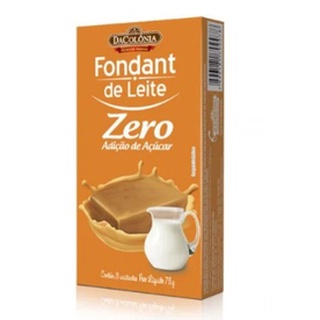 Fondant De Leite Zero Açúcar 75g Exclusivo Dacolônia - Rapadurinha