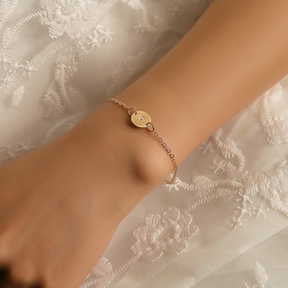 Pulseira Coração Inicial Personalizada Delicada Damas Presente