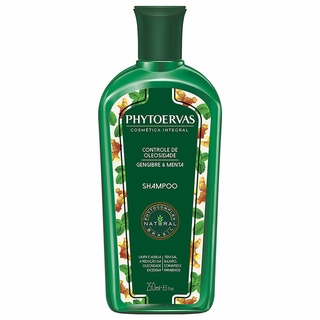 Shampoo Phytoervas Controle de Oleosidade 250ml Gengibre E Menta