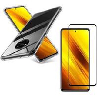 Kit Capa Capinha Xiaomi Poco X3 / X3 pro + Película de Vidro 3D