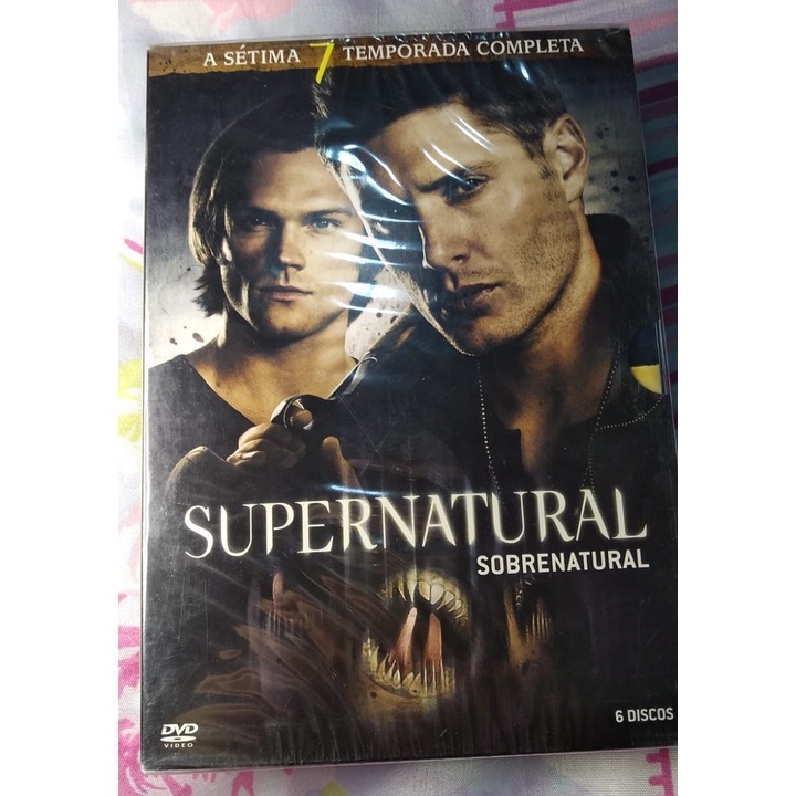 box dvd supernatural 7º temporada