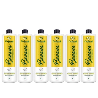 Escova Progressiva Extratos de Banana Orgânica Profissional - 6 Unidades