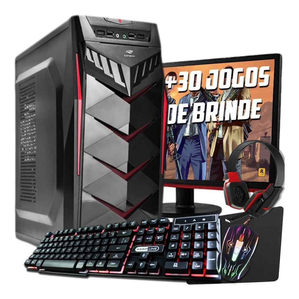 Pc Gamer Novo Completo + Placa De Vídeo 2gb Mon.19