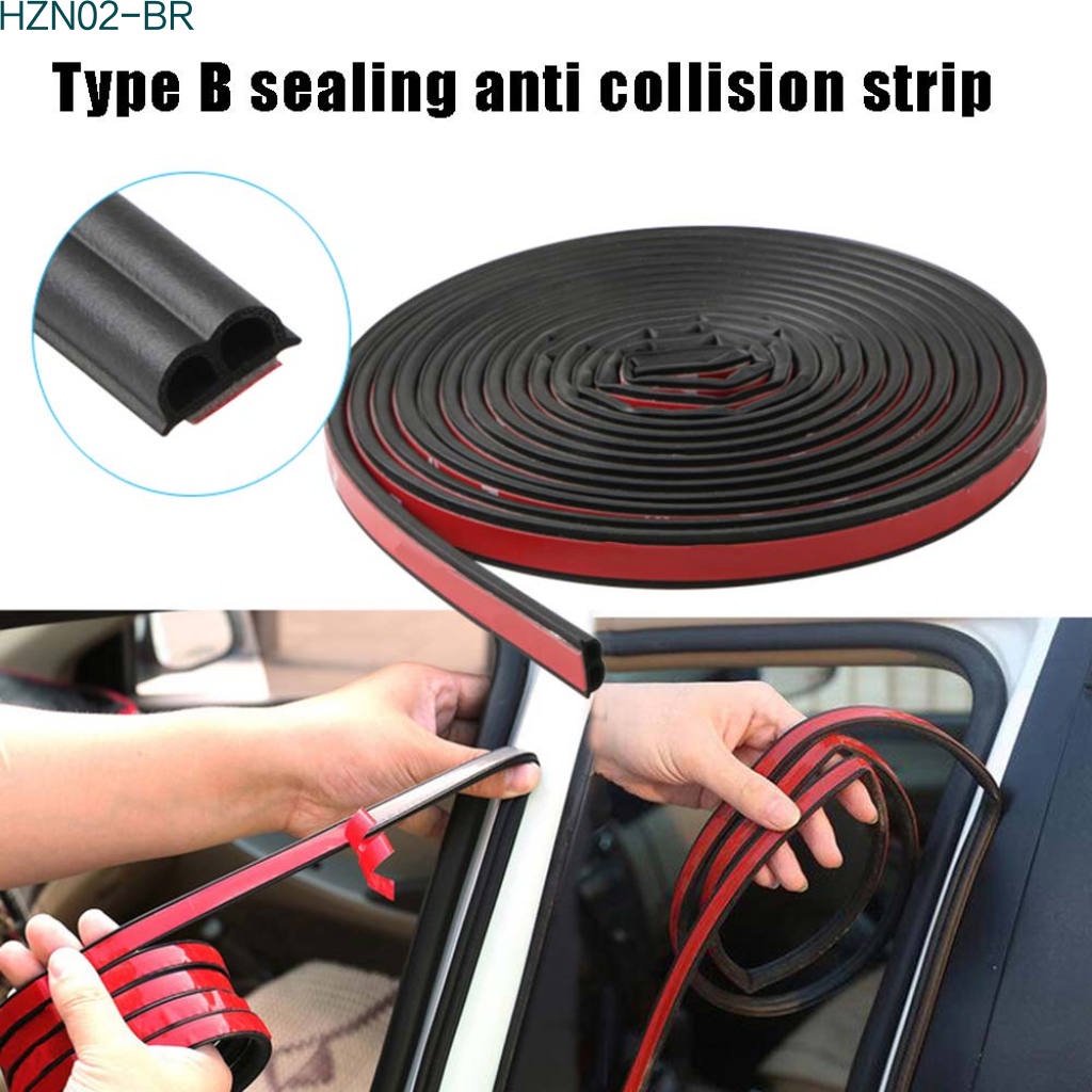 Tira Selante De Porta Do Carro De Borracha Car Porta Weatherstrip Fita Weatherstrip À Prova De Poeira Anticolisão Auto Adesiva Para Borda Da Porta Janela Do Carro Universal