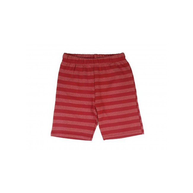 Bermuda Infantil Menino em Moletinho 6 8 10 anos listrada vermelha masculino