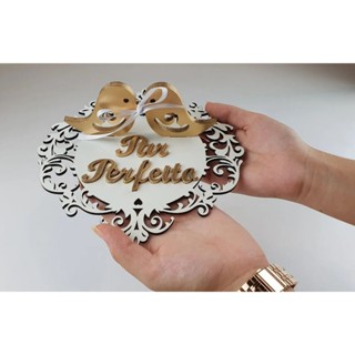 Porta Aliança Passarinhos Festa Casamento Noivado - Laser em Oferta na Shopee