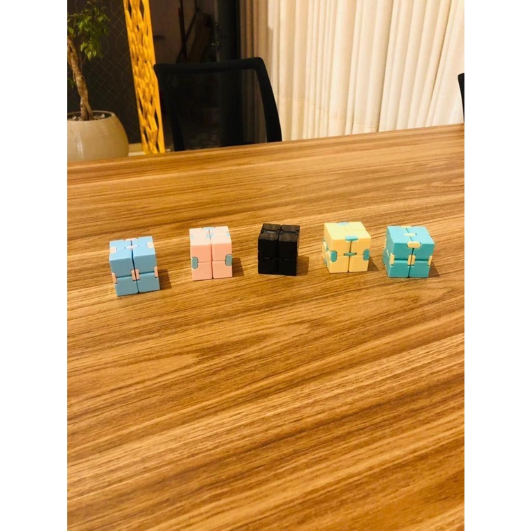 5 Infinity Cube - Cubo Infinito Mágico Fidget Toy Pop It Antistress (somente cor Branca)