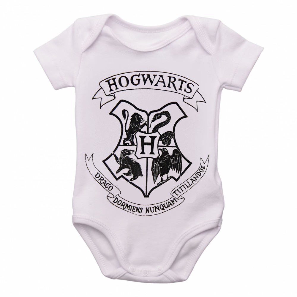 Roupa Bebê Harry Potter símbolo preto | Shopee Brasil