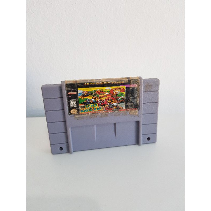 Fita Snes Super Mario Kart Original Shopee Brasil