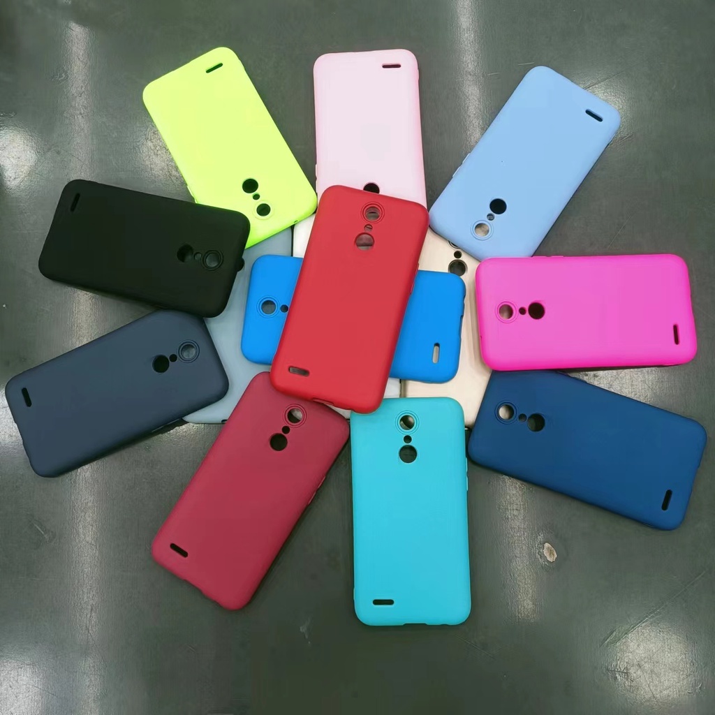 Capa De Celurar Para Realme LG K10/K10 2017/K10 POWER Capinha Aveludada Silicone Colorido