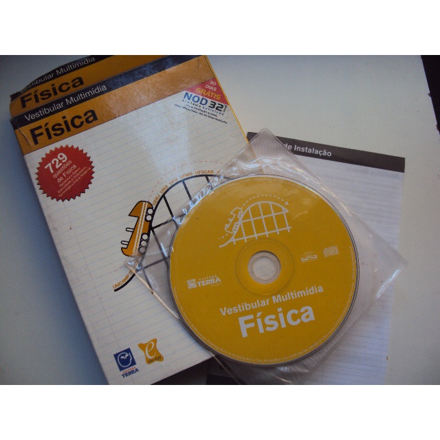 Vestibular Física - 729 questões - PC Game