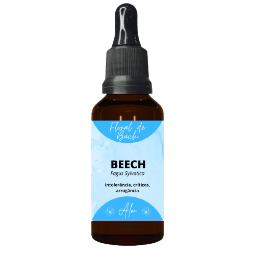 Floral de Bach - Beech 30ml - O seu Floral de verdade! Preparado diretamente no frasco - ALM Florais