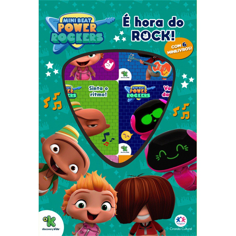Livro -Mini Beat Power Rockers - É hora do rock! - Ciranda Cultural em Oferta na Shopee