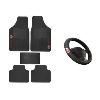 Tapete Automotivo Fiat Borracha + Capa Volante Universal Todos Modelos em Oferta na Shopee