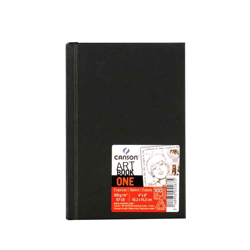 Bloco Sketchbook Canson One 98fls 100g/m2 A6(15,2cmx10,2cm) em Oferta na Shopee