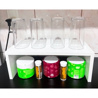 Organizador Armário Cozinha Prateleira copos prato xicaras panelas 100% mdf branco preto madeirado 40cm em Oferta na Shopee