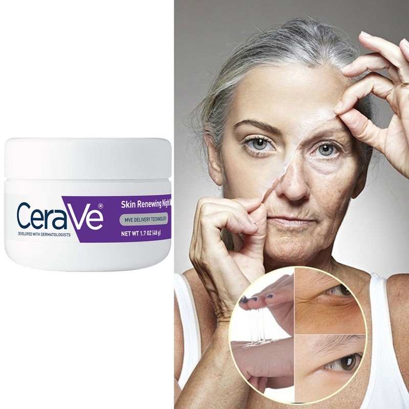 CeraVe Creme Noturno De Renovação Da Pele Niacinamida , Complexo De