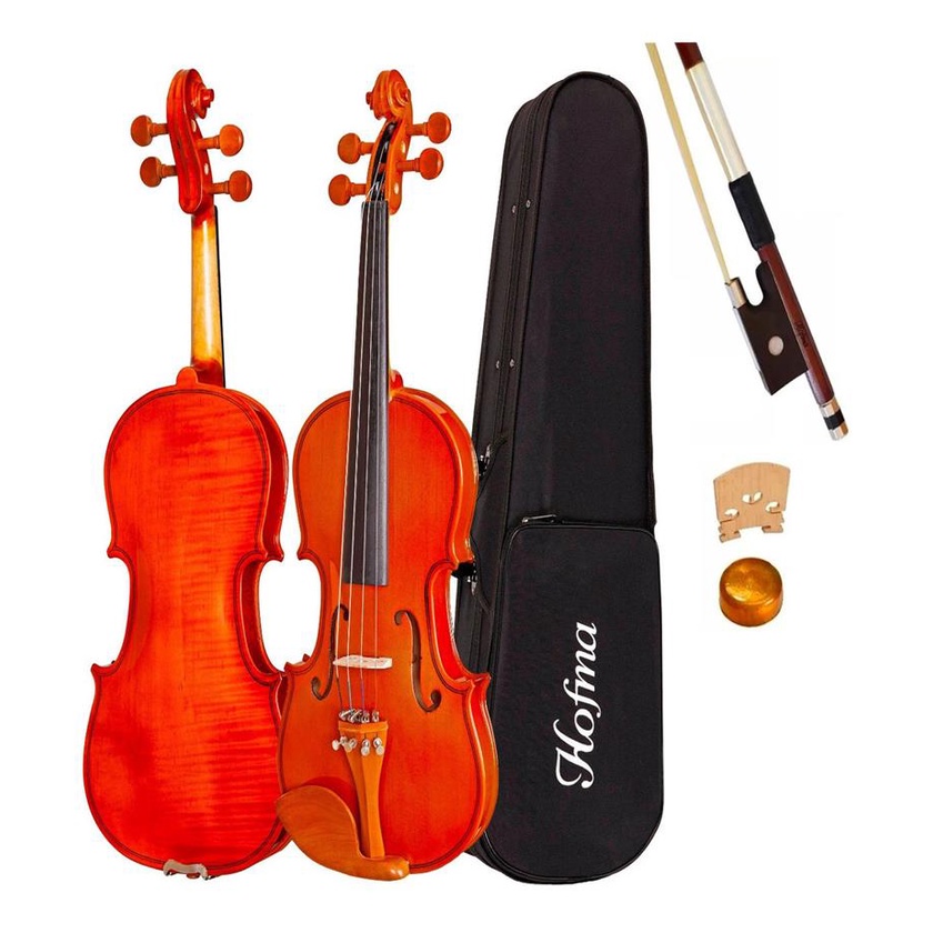 Violino Hofma By Eagle Hve241 4/4 + Estojo + Arco + Breu
