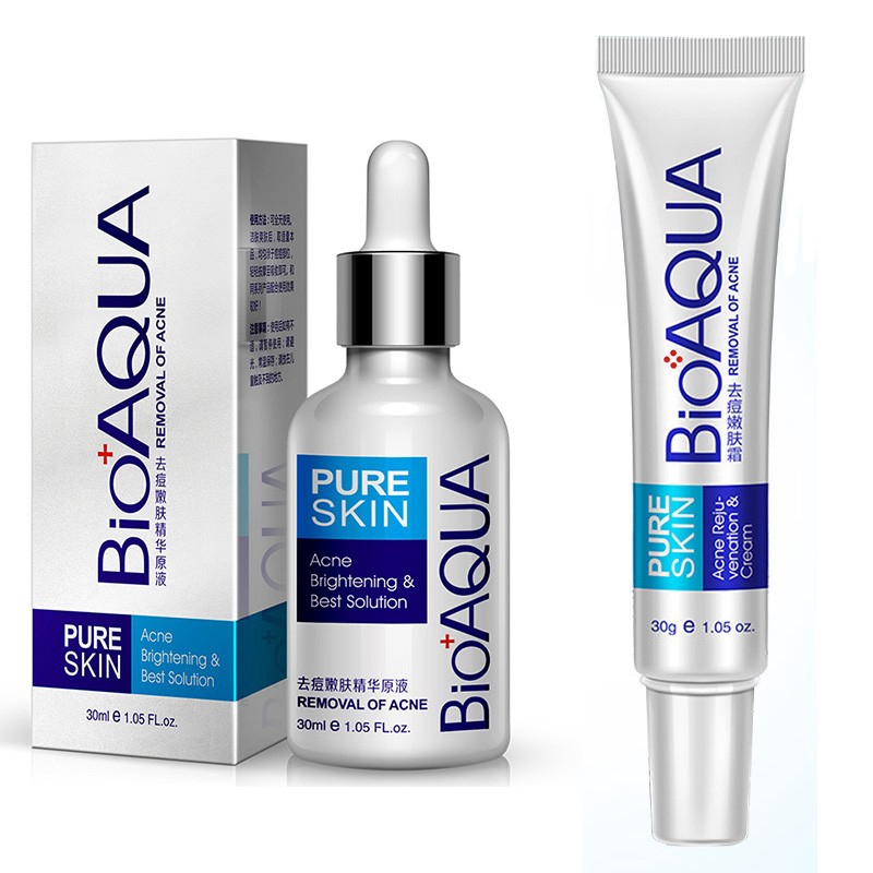 Bioaqua Acne Creme De Acne Tratamento Facial E Remocao De Acne Shopee Brasil