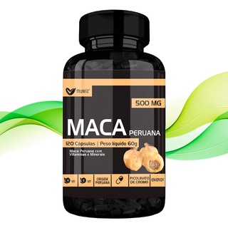 Maca Peruana Muwiz 120 Cápsulas 500Mg - Envio Rápido