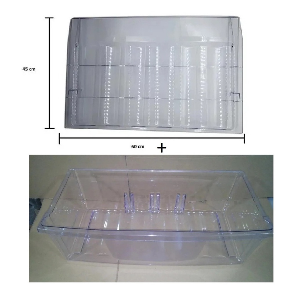 Gaveta de Legumes + Tampa Geladeira Continental Rsv46/47 60x45cm em Oferta na Shopee