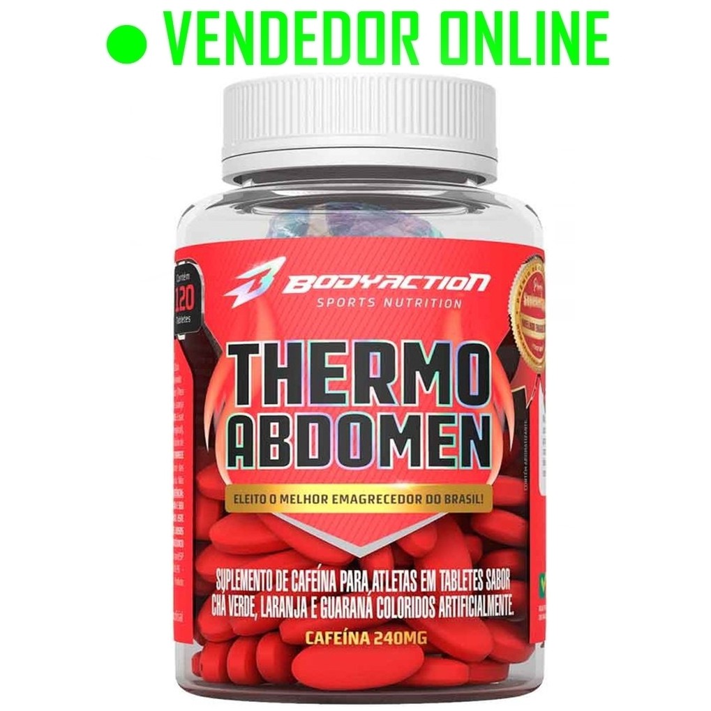 Thermo Abdomen 60caps Body Action - Queimador De Gordura - Termogênico ...