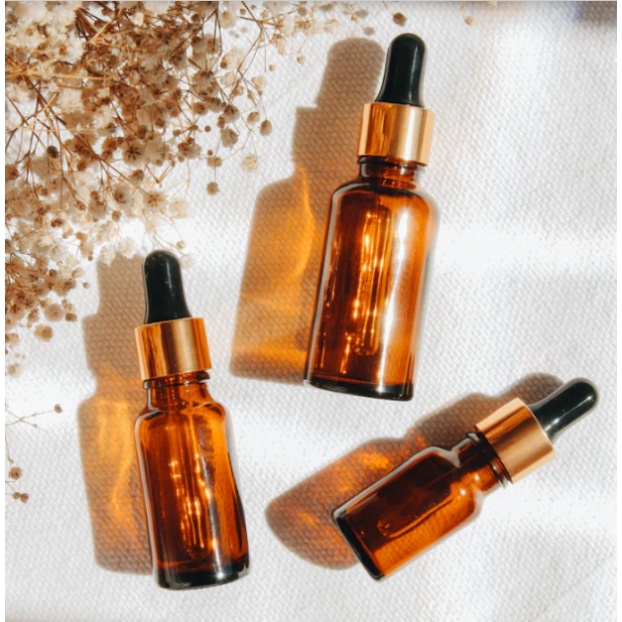 Caixa C/ 10 Conta Gotas  Tampa Dourada Tetina Preta Cânula Ponta Fina R18 em Oferta na Shopee