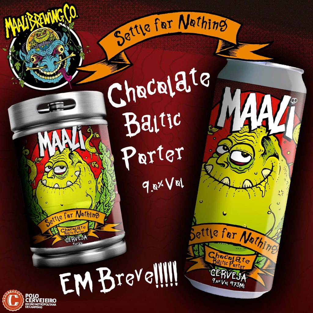 Cerveja Maali Settle for Nothing Baltic Porter 473mL | Shopee Brasil