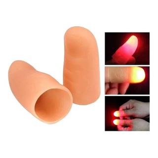Magica 2 Dedo Led Luminoso-luz Pronto Para Usar-truque