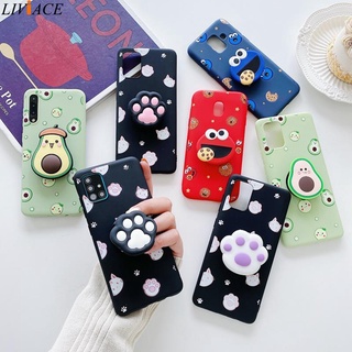 Capa Com Suporte Desenho Fofo Elmo Sesastre Para Samsung Galaxy A22/A32/A51/A71/4G/5G