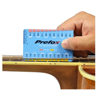 Régua Luthier Regulagem Altura Cordas Cartão Violão Guitarra em Oferta na Shopee
