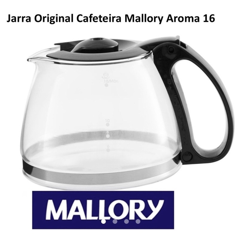 Jarra ORIGINAL da Cafeteira Mallory Aroma 16 Inox