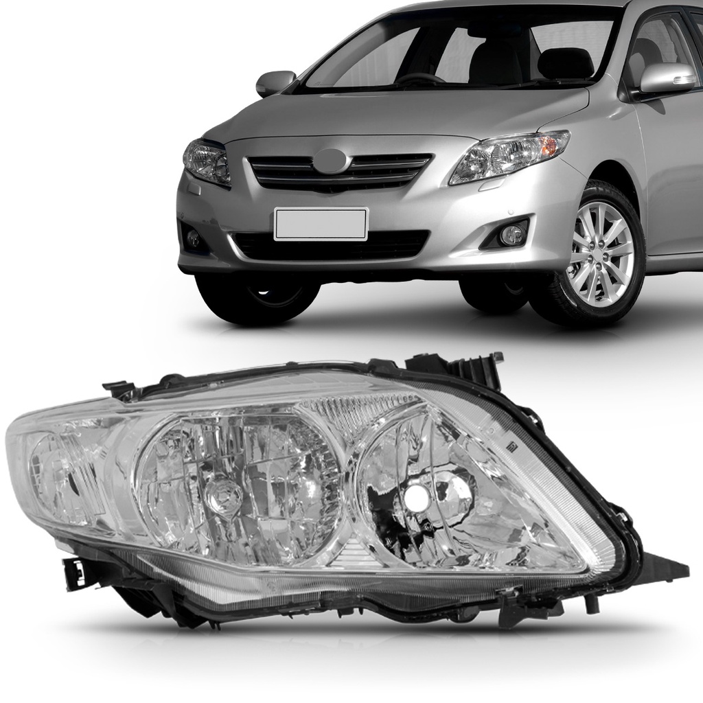 Farol Corolla 2008 2009 2010 2011 Lado Direito