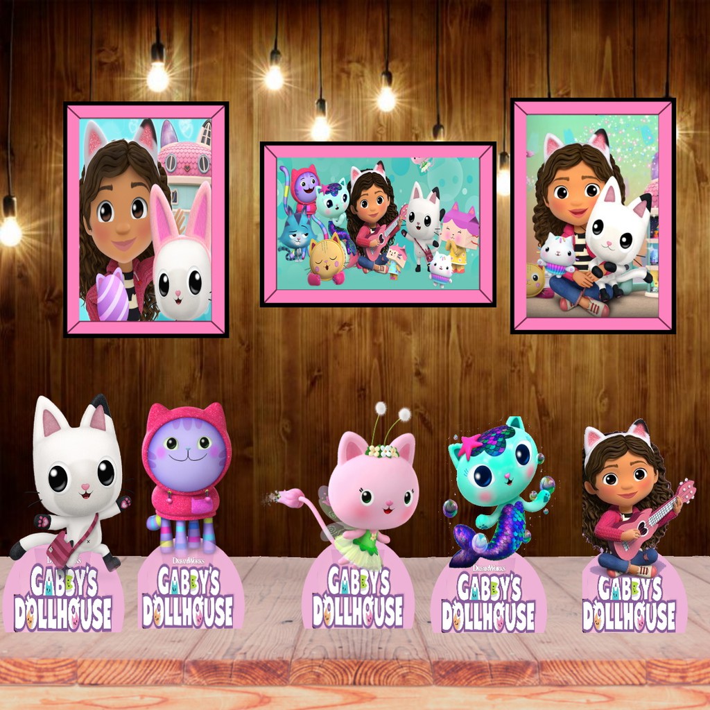 A Casa Mágica Da Gabby Kit 10 Pelúcias Personagens Brinquedo ...