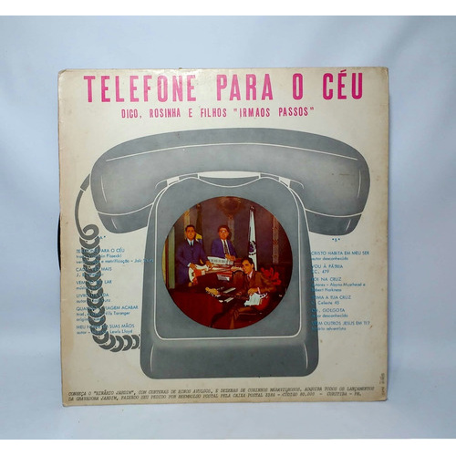 Lp Dico E Rosinha E Filhos Irmãos Passos - Tel Para O Céu
