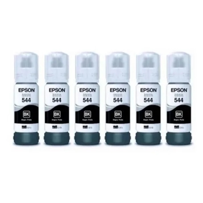 Kit 6 Refil Tinta Epson Preta T544 L3110 L3150 L3250 Shopee Brasil 9944