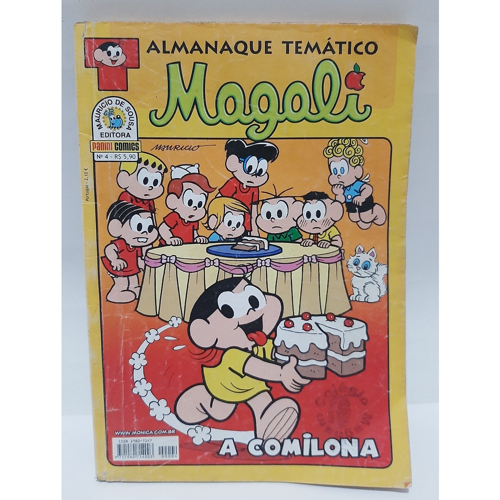 Almanaque Tematico Magali Gibi Revista Em Quadrinhos Shopee Brasil 9339