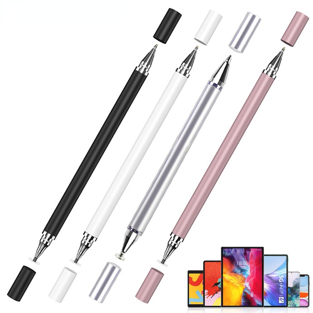 2 Em 1 Stylus Para Samsung Galaxy Tab A8 10.5 Polegadas SM-X200 X205 Lápis Capacitivo De Desenho Fino Espesso Universal Android Caneta De Tela Móvel