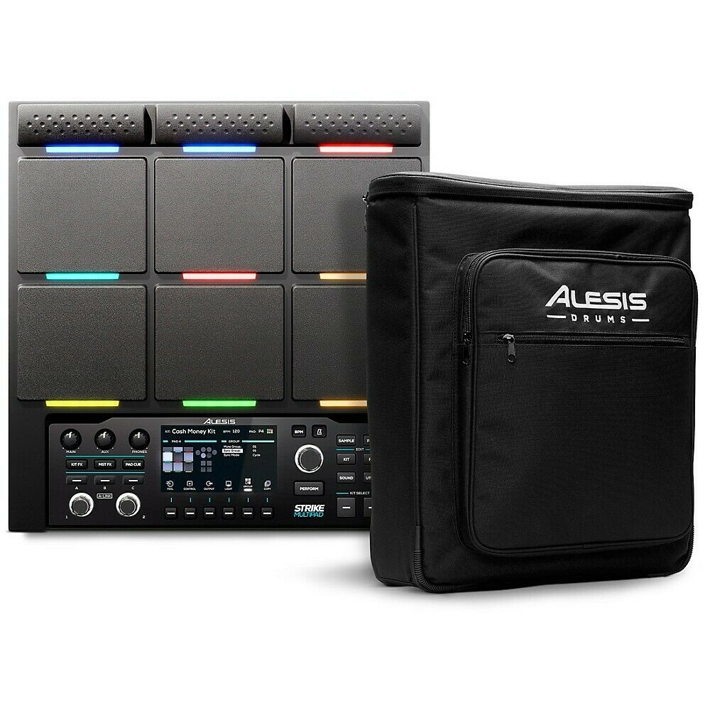 Alesis Strike Multipad Percussion Pad Sampler and Looper Alesis Strike 9-Trigger Percussion Pad / Looper Soundcard MultiPad Percussion Instrument Bateria Electronica