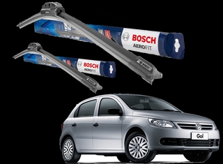 Par Palheta Limpador Parabrisa Original Bosch VW Saveiro G5 Trend Cross  Titan 2009 2010 2011 2012