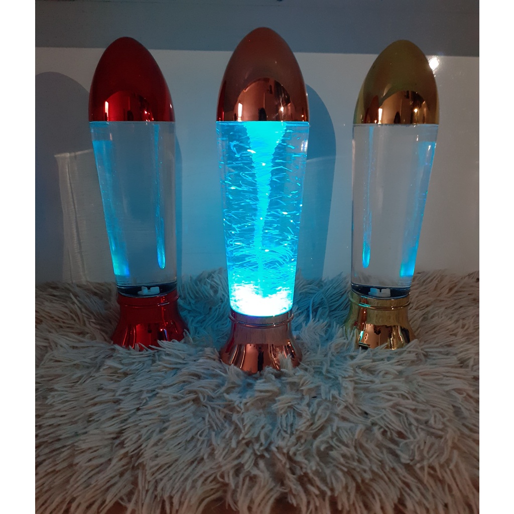 Luminária Abajur Lava Efeito Tornado RGB