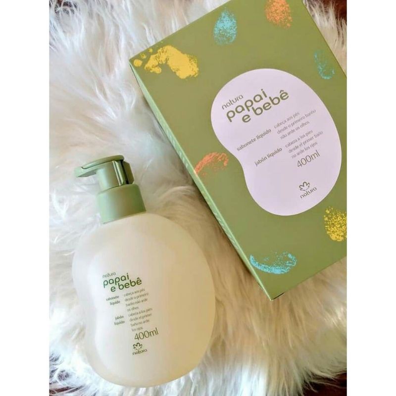 Sabonete Liquido Natura Papai E Bebe 400ml Shopee Brasil