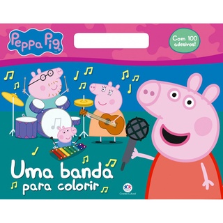 Livro - Peppa Pig - Uma banda para colorir - Ciranda Cultural em Oferta na Shopee