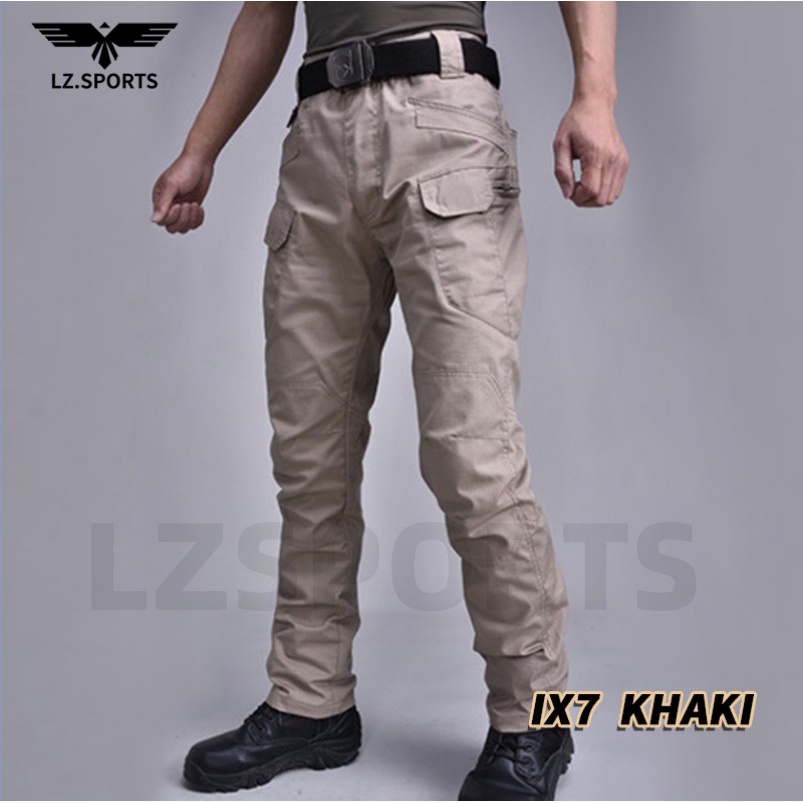 calça tática tatica masculina IX9/IX7/S-3XL à prova d'água de secagem  rápida com vários bolsos militares para caminhadas ao ar livre calças de  trabalho militar | Shopee Brasil