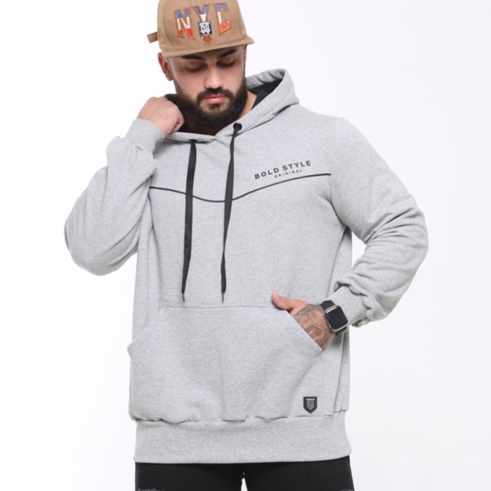 Blusa De Frio De Moletom Masculina Canguru Com Touca Flanelado Shopee
