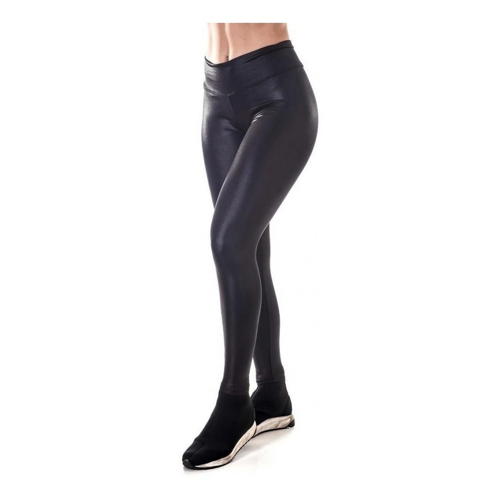 Calça Legging Essence black com bolso no cós