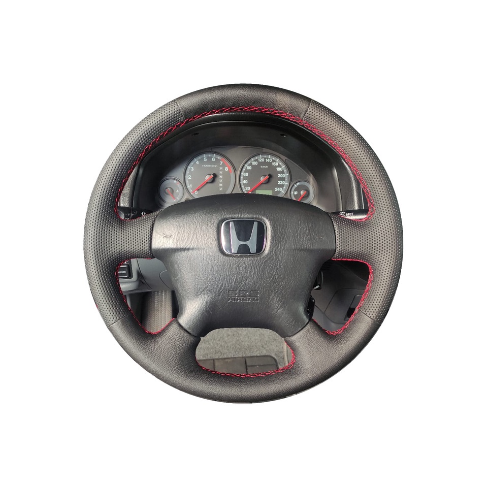 Capa para Volante Costurada Civic Lx Ex Lxl 2001 até 2006 em Oferta na Shopee