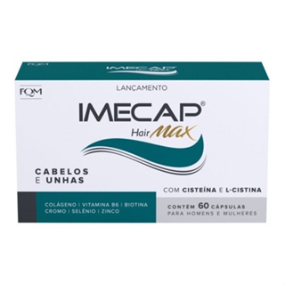 Imecap Hair Max Cabelos E Unhas 60 Capsulas Biotina E B6 Favorito em Oferta na Shopee