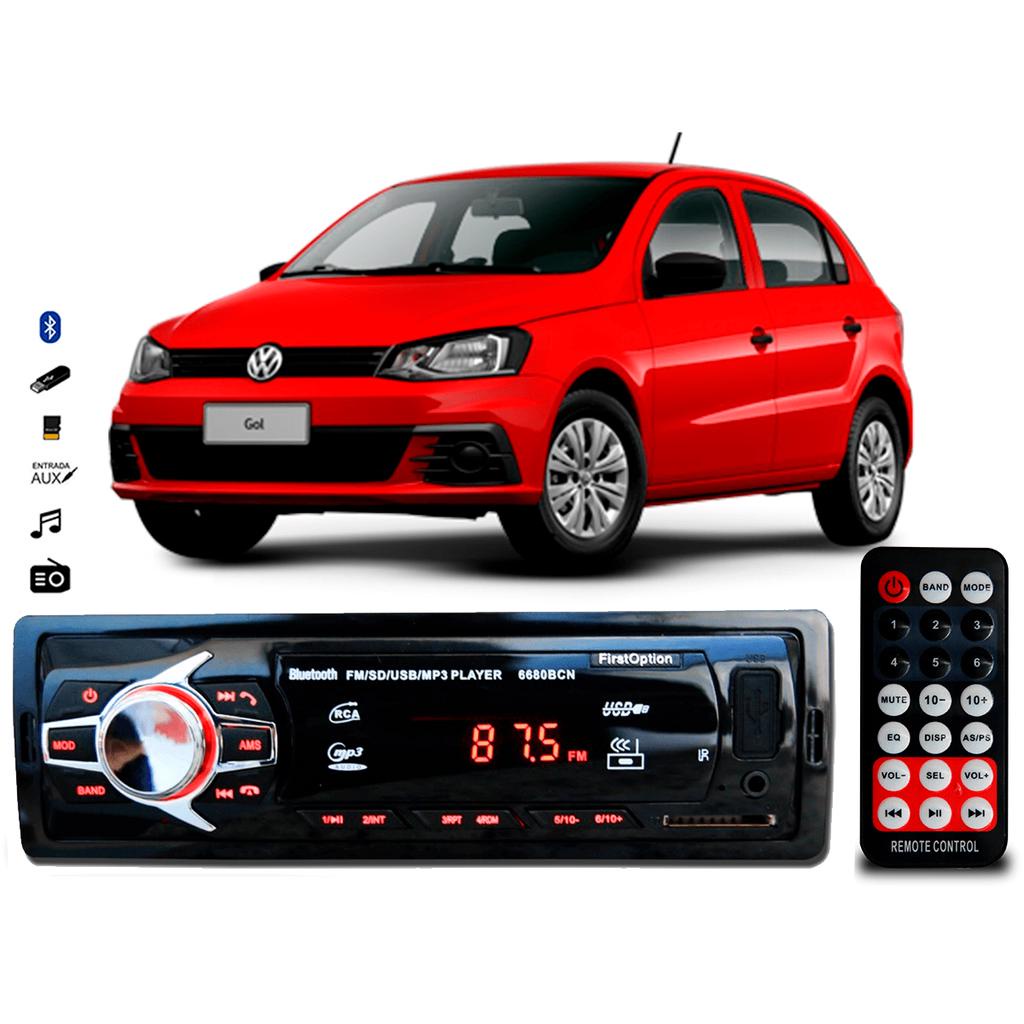 Aparelho Som Mp3 Vw Gol G3 G4 G5 Bluetooth Pendrive Rádio em Oferta na Shopee